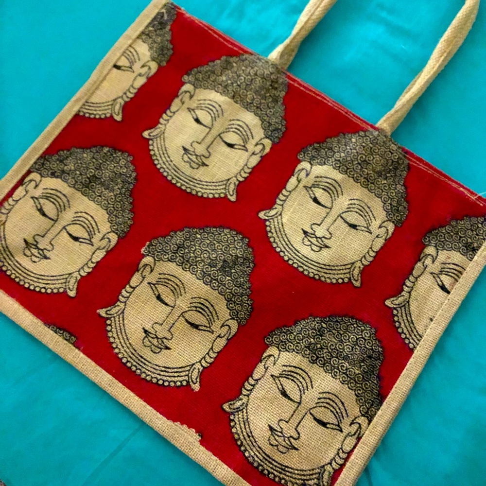 NEW BURLAP TOTE BAGS!!!
